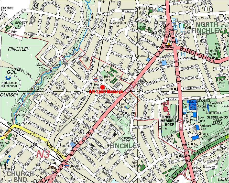 Finchley Map